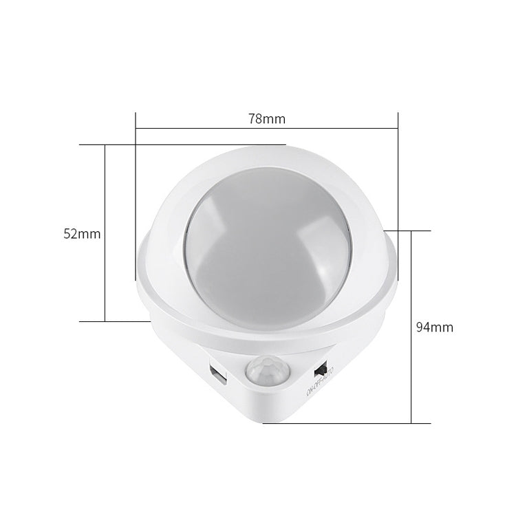 DMK-022PL LED Charge Automatic Stair Night Light, Yellow Light, White Light