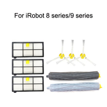 Load image into Gallery viewer, 1 Pair Main Brush XR319 Sweeping Robot Accessories For iRobot 8 Series / 9 Series, 1 Pair Main Brush, 10 PCS Side Brush, 5 PCS Filter, 2 PCS Steering Wheel