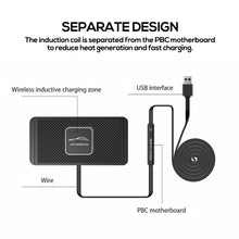 Load image into Gallery viewer, C1 15W Car Anti-Skid Mats Wireless Charger, C1 1m Cable