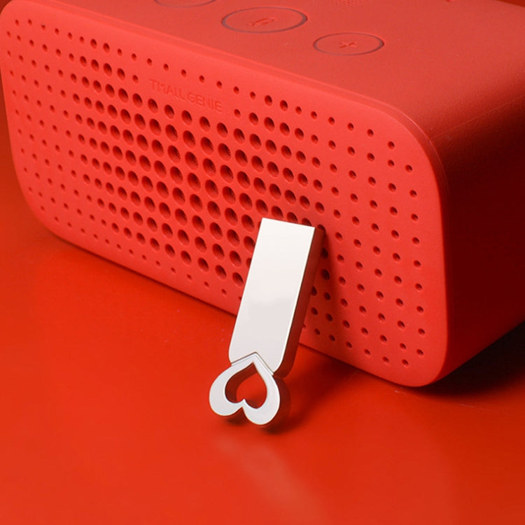 Zshqu2 Heart-Shaped USB 2.0 High Speed ??Metal USB Flash Drives, 4GB, 8GB, 16 GB, 32GB, 64GB, 128GB