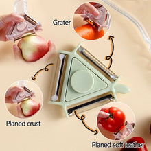 Load image into Gallery viewer, 2 PCS 3 in 1 Peeler Vegetable And Fruit Peeler, Pink, Green, Blue
