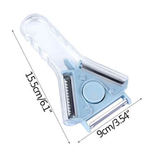 Load image into Gallery viewer, 2 PCS 3 in 1 Peeler Vegetable And Fruit Peeler, Pink, Green, Blue