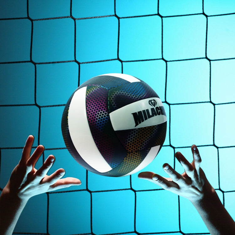 MILACHIC Fluorescent Volleyball No.5 PU Machine Stitched Volleyball