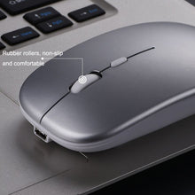 Load image into Gallery viewer, C7002 2400DPI 4 Keys Colorful Luminous Wireless Mouse, 2.4G White, 2.4G Rose Gold, 2.4G Black, 2.4G Silver Gray, Dual-modes White, Dual-modes Black, Dual-modes Silver, Dual-modes Gold