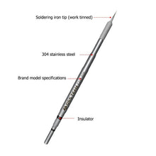 Load image into Gallery viewer, OSS Team C210 Series Soldering Iron Tip Welding Head For JBC T210 / C CD-2SD / 2SHE, Straight  Head, Angle  Head, Knife Head
