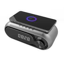 Load image into Gallery viewer, Wireless Charging Bluetooth Speaker Desktop LED Clock