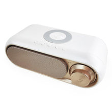 Load image into Gallery viewer, Wireless Charging Bluetooth Speaker Desktop LED Clock