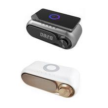 Load image into Gallery viewer, Wireless Charging Bluetooth Speaker Desktop LED Clock