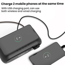 Load image into Gallery viewer, Wireless Charging Bluetooth Speaker Desktop LED Clock