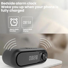 Load image into Gallery viewer, Wireless Charging Bluetooth Speaker Desktop LED Clock