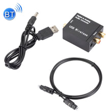 Load image into Gallery viewer, YP028 Bluetooth Digital To Analog Audio Converter, Specification:, Host, Host+USB Cable, Host+USB Cable+Fiber Optic Cable, Host+US Plug Power Adapter, Host+US Plug Power Adapter+Fiber Optic Cable