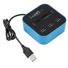 Load image into Gallery viewer, 7 In 1 COMBO USB 2.0 HUB Reader