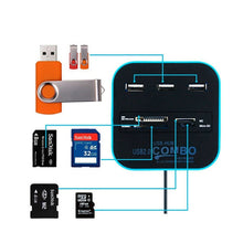 Load image into Gallery viewer, 7 In 1 COMBO USB 2.0 HUB Reader