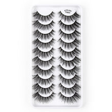 Load image into Gallery viewer, 10 Pairs 3D Cat Eye False Eyelashes Naturally Thick And Fluffy Eyelashes, Y600, Y601, Y602, Y603, Y604, Y605, Y606, Y607, Y608, Y609