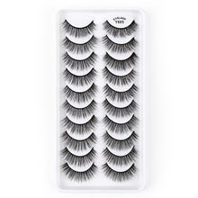 Load image into Gallery viewer, 10 Pairs 3D Cat Eye False Eyelashes Naturally Thick And Fluffy Eyelashes, Y600, Y601, Y602, Y603, Y604, Y605, Y606, Y607, Y608, Y609