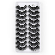 Load image into Gallery viewer, 10 Pairs 3D Cat Eye False Eyelashes Naturally Thick And Fluffy Eyelashes, Y600, Y601, Y602, Y603, Y604, Y605, Y606, Y607, Y608, Y609
