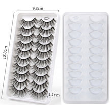 Load image into Gallery viewer, 10 Pairs 3D Cat Eye False Eyelashes Naturally Thick And Fluffy Eyelashes, Y600, Y601, Y602, Y603, Y604, Y605, Y606, Y607, Y608, Y609