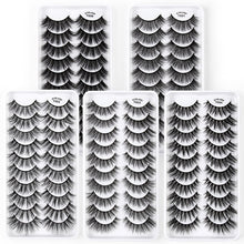 Load image into Gallery viewer, 10 Pairs 3D Cat Eye False Eyelashes Naturally Thick And Fluffy Eyelashes, Y600, Y601, Y602, Y603, Y604, Y605, Y606, Y607, Y608, Y609