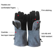 Load image into Gallery viewer, 1 Pair JJ2001-1 Oven Microwave Baking Barbecue Insulation Gloves, Barbecue Insulation Gloves