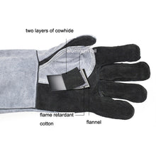 Load image into Gallery viewer, 1 Pair JJ2001-1 Oven Microwave Baking Barbecue Insulation Gloves, Barbecue Insulation Gloves