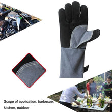 Load image into Gallery viewer, 1 Pair JJ2001-1 Oven Microwave Baking Barbecue Insulation Gloves, Barbecue Insulation Gloves