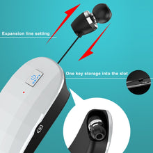 Load image into Gallery viewer, Telescopic Neck-Mounted Folding Bluetooth Earphone, Black, White