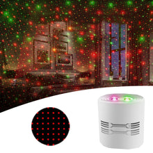 Load image into Gallery viewer, C209 USB Charge Mini Laser Stage Atmosphere Light, Single Star Style (White), 8 In 1 Style (White), 12 In 1 Style (White), Single Star Style (Black), 8 In 1 Style (Black), 12 In 1 Style (Black)