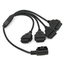 Load image into Gallery viewer, C-MD-4EW 0.5m 16 Pin OBD2 1 for 4 Connection Line, C-MD-4EW