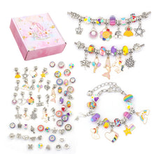 Load image into Gallery viewer, TZ-05 63 In 1 Colorful Crystal Cartoon DIY Jewelry Children Bracelet, 63 In 1(Purple Suit), 63 In 1(Red Suit), 63 In 1(Green Suit), 63 In 1(Color Suit)