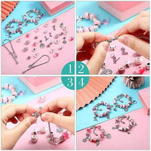Load image into Gallery viewer, TZ-05 63 In 1 Colorful Crystal Cartoon DIY Jewelry Children Bracelet, 63 In 1(Purple Suit), 63 In 1(Red Suit), 63 In 1(Green Suit), 63 In 1(Color Suit)