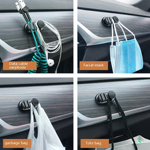 Load image into Gallery viewer, 3 PCS Car Sticky Storage Data Cable Hook, Dark Green, Space Silver, Black