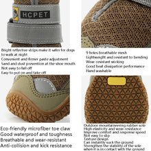 Load image into Gallery viewer, 4 PCS / Set HCPET Dog Shoes Breathable Net Dog Shoes, No.1 4cm, No.2 4.5cm, No.3 5cm, No.4 5.5cm, No.5 6cm, No.6 6.5cm, No.7 7cm, No.8 7.5cm