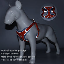 Load image into Gallery viewer, BL-867 Pet Chest Straps Reflective Dog Traction Rope, Size:, S, M, L, XL