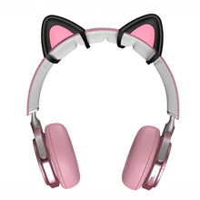 Load image into Gallery viewer, T6 Cute Cat Ear Decoration for Headphones, Black, White