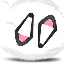 Load image into Gallery viewer, T6 Cute Cat Ear Decoration for Headphones, Black, White