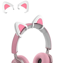 Load image into Gallery viewer, T6 Cute Cat Ear Decoration for Headphones, Black, White