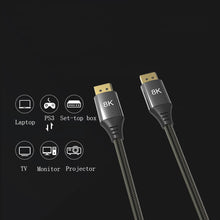 Load image into Gallery viewer, DP1.4 Version 8K DisplayPort Male to Male Computer Monitor HD Cable, 0.5m, 1m, 1.5m, 2m, 3m, 5m, 7m, 10m