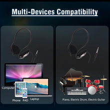 Load image into Gallery viewer, Soyto SY720 Student Equipped Wired Headset for Electronic Piano Drum Guitar, 3.5mm, 6.5mm