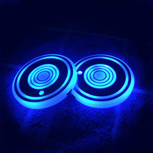Load image into Gallery viewer, 1 Pair 68mm LED Smart Light-Emitting Coaster Light Car Cup Slot Atmosphere Light, Beverage, Brick, Cat Claws, Modern Technology, Star, Genesis, Magic Array