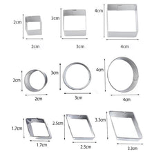 Load image into Gallery viewer, Stainless Steel Biscuit Mold, 30 PCS / Set, 27 PCS / Set