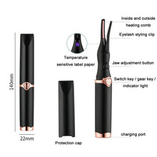 Load image into Gallery viewer, Long-Lasting Styling Smart Electric Eyelash Curler, White, Black