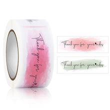 Load image into Gallery viewer, Rectangle Thank you for Your Order Sticker Seal Label, 2.5x7.5cm