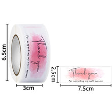 Load image into Gallery viewer, Rectangle Thank you for Your Order Sticker Seal Label, 2.5x7.5cm