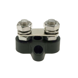 Double Terminal Block Spiral Fixed Wire Connector, M8 Black, M8 Red, M6 Black, M6 Red