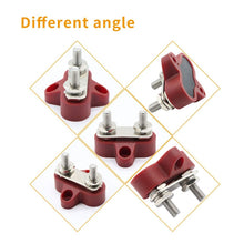 Load image into Gallery viewer, Double Terminal Block Spiral Fixed Wire Connector, M8 Black, M8 Red, M6 Black, M6 Red