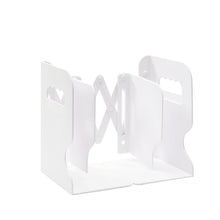 Load image into Gallery viewer, Desktop Folding And Retractable Book Storage Stand, White, Grey, White + Pen Holder, Gray + Pen Holder