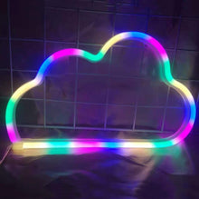 Load image into Gallery viewer, Neon LED Modeling Lamp Decoration Night Light, Power Supply:, Battery or USB, USB