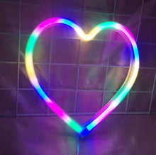 Load image into Gallery viewer, Neon LED Modeling Lamp Decoration Night Light, Power Supply:, Battery or USB, USB