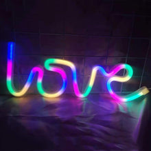 Load image into Gallery viewer, Neon LED Modeling Lamp Decoration Night Light, Power Supply:, Battery or USB, USB