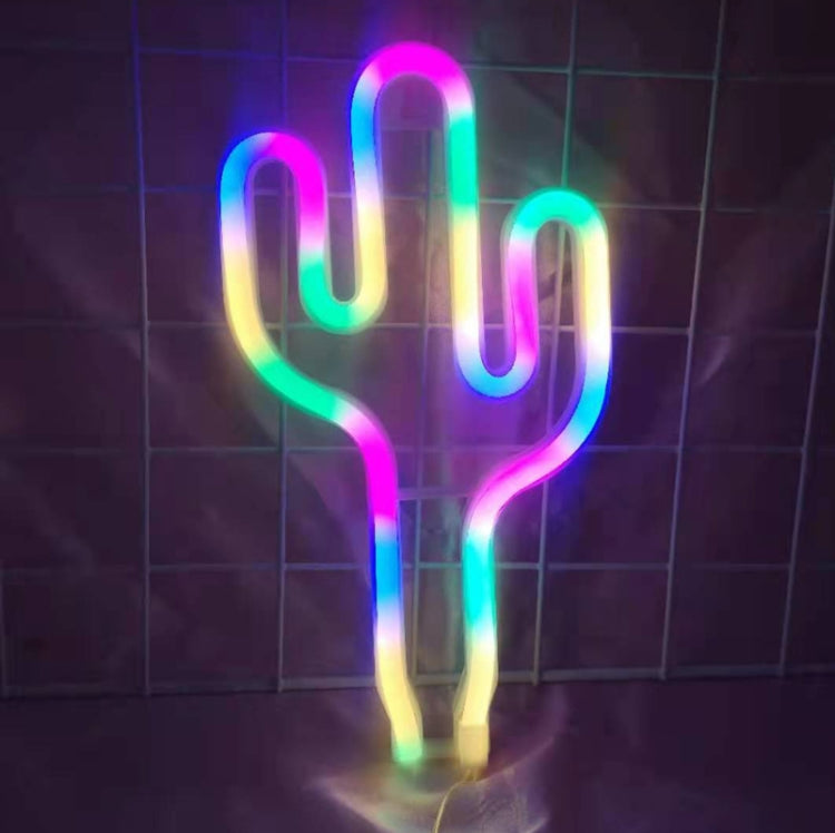 Neon LED Modeling Lamp Decoration Night Light, Power Supply:, Battery or USB, USB